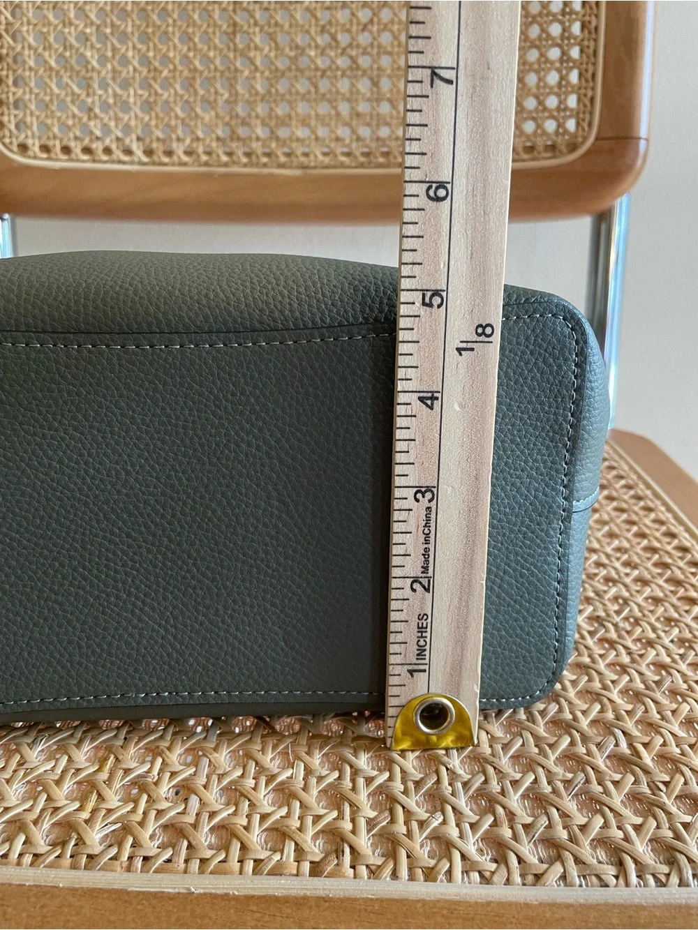 COACH Mollie Bucket Bag Olive Green Pebbled Leather